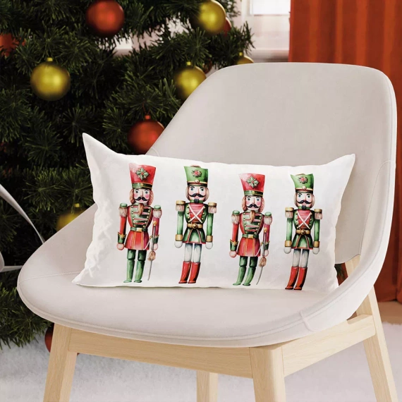 Poszewka świąteczna Dziadki do orzechów Markizeta