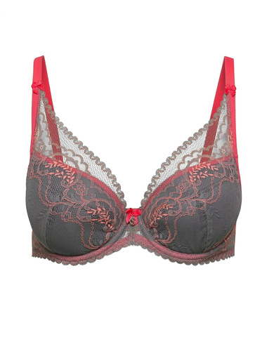 Biustonosz Push- up BS 1183 Irene  Gaia -szary