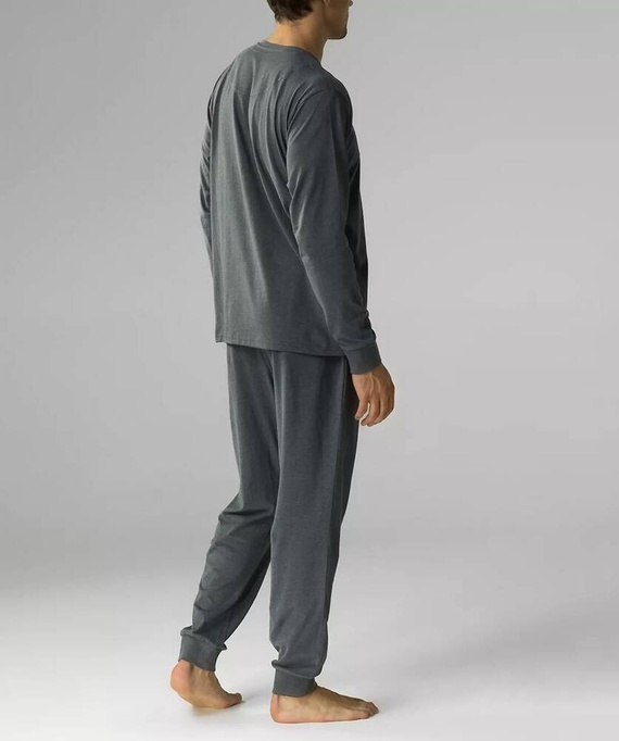 Piżama męska krótki rękaw,NMP-376 Atlantic- szary