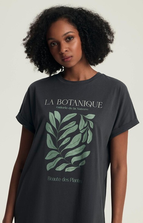 Bawełniana koszula nocna damska Henderson Danna 43687 – krótki rękaw