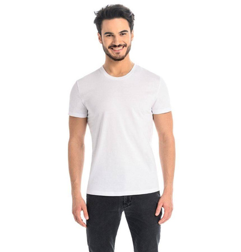 Teyli T-Shirt Męski Bawełniany Luca- biały