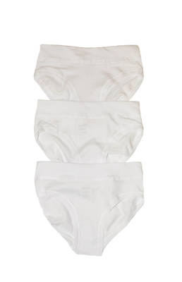 Figi dziewczęce 806 3-pak Cornette biały