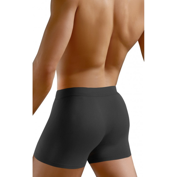 Bezszwowe bokserki męskie BM07 Solar Sesto Senso - grafitowy