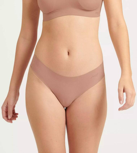 Stringi Damskie Zero Modal 2.0 String Sloggi - Cameo brown