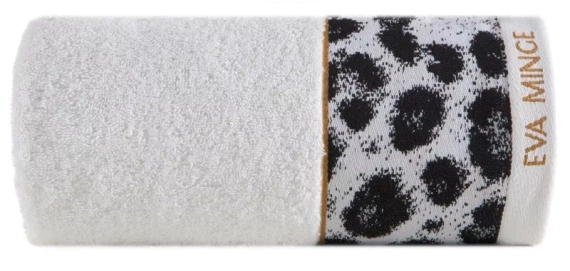 Ręcznik Eva Minge Eva 22 pantera Eurofirany kremowy