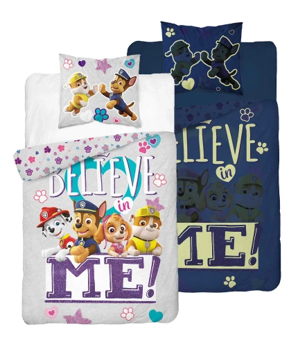 Pościel bawełniana świecąca w ciemności Psi Patrol PP 27 Psi Patrol Detexpol  