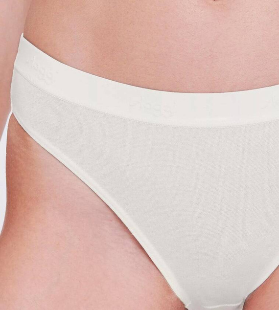 Figi Damskie Casual High leg Sloggi Go - silk white