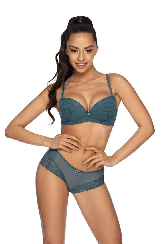 Biustonosz Push-Up M-3317/11 Polly Mat niebieski