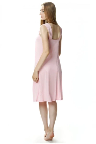 Koszula nocna damska 4114 Róża Mewa różowy