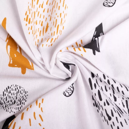 Pościel flanelowa świąteczna choinki bombki F-87 Matex biały 