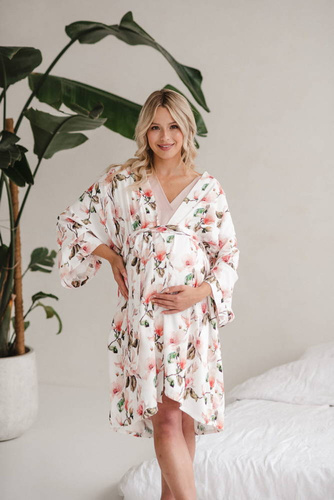 Szlafrok bambusowy Magnolie Milk&Love 