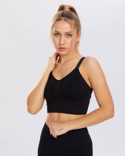 Biustonosz sportowy Flex Spaio black