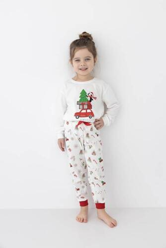 Piżama dziecięca Maurice/Samantha Kids Sensis - ecru