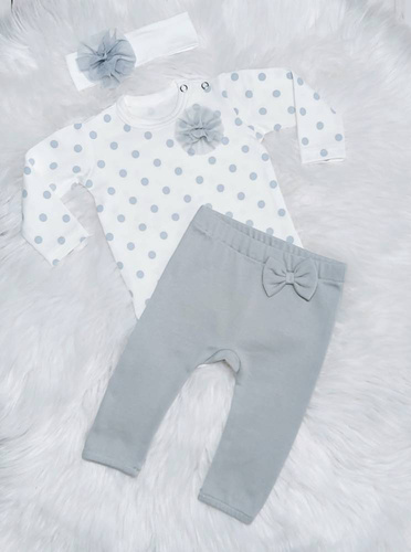 Spodnie niemowlęce Tosia Bambarillo granatowy