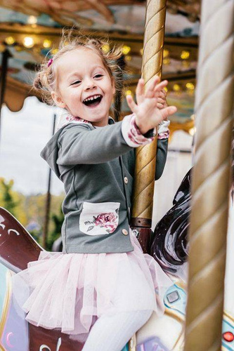 Bluza dresowa "ROSES" Makoma khaki