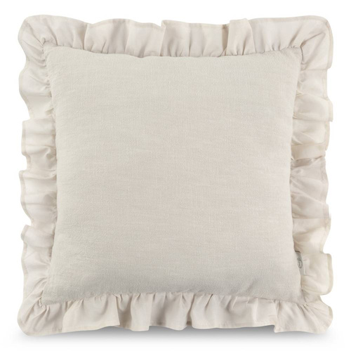 Poszewka lniana Seville Eurofirany kremowy