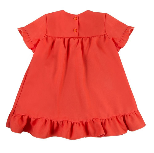 Sukienka bawełniana "CORAL REEF" Ewa Klucze- czerwona