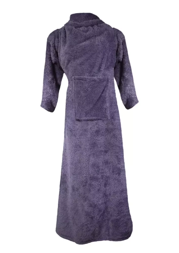 Koc z rękawami Dkaren śliwka