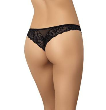 Figi brazyliany koronkowe Naddi Teyli - czarny