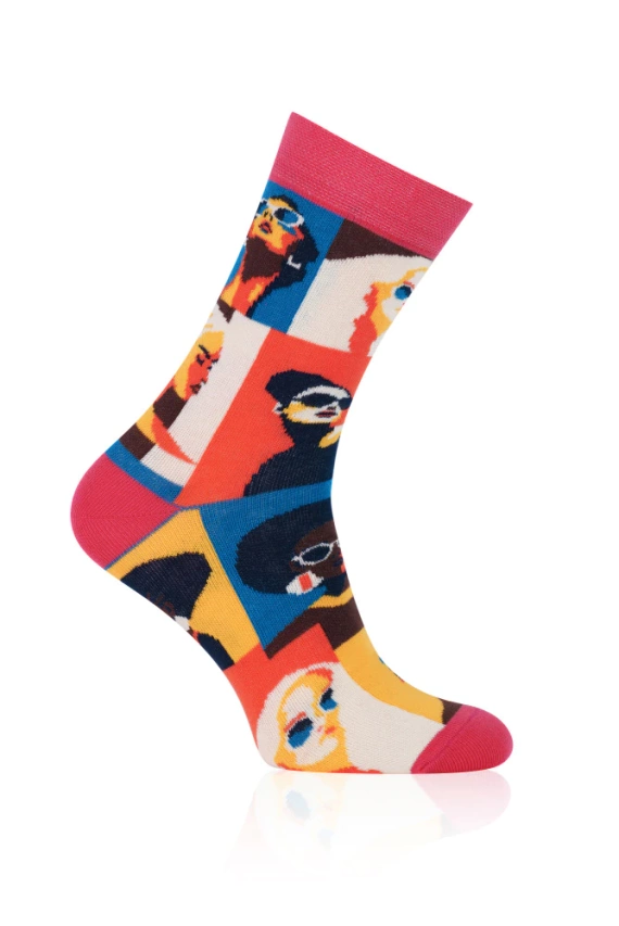 Skarpety S171D Donna Italian Fashion - różowy