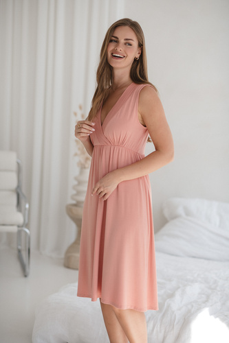 Star Light Herbal Rose Milk&Love– koszula nocna bambusowa ciążowa i do karmienia | Wygoda i elegancja