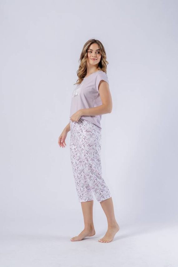 Piżama damska 1543 Fabiana Leveza liliowy