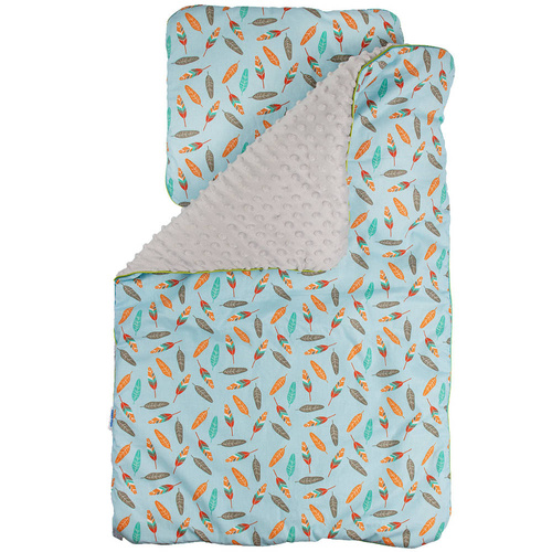 Komplet do wózka Gwiazdki Martex szary