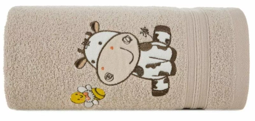 Ręcznik dziecięcy Baby 67 Krówka Eurofirany beżowy