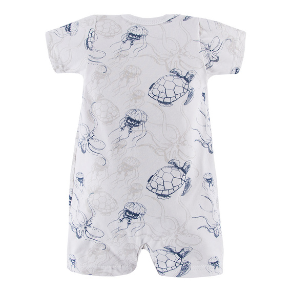 Rampers niemowlęcy Pacific Eevi - biały druk