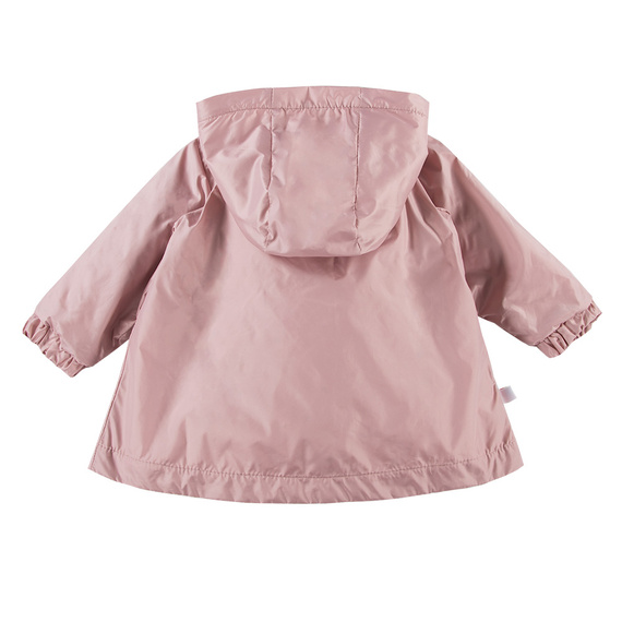Płaszcz dziecięcy rozpinany Daisy Eevi - jasny róż