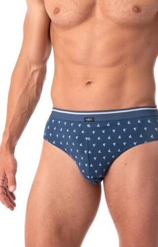 Slipy męskie MPP 846 Key - niebieski-granat