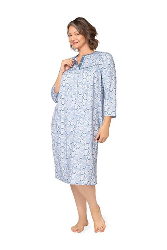 Koszula nocna damska Bogna 204 ll Martel - niebieski 26