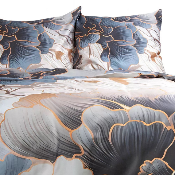 Pościel satynowa kwiaty 12405 Darymex satynlove premium