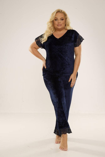 Piżama Damska 631 Milagros Forex - granat