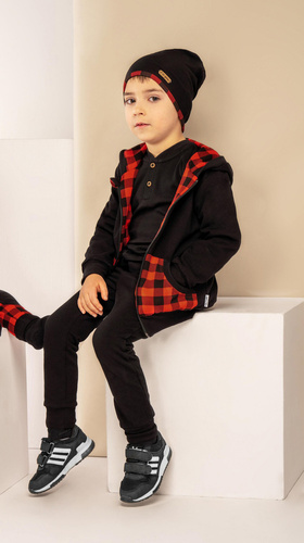 169561 Mix Spodnie dresowe Nicol - czarny