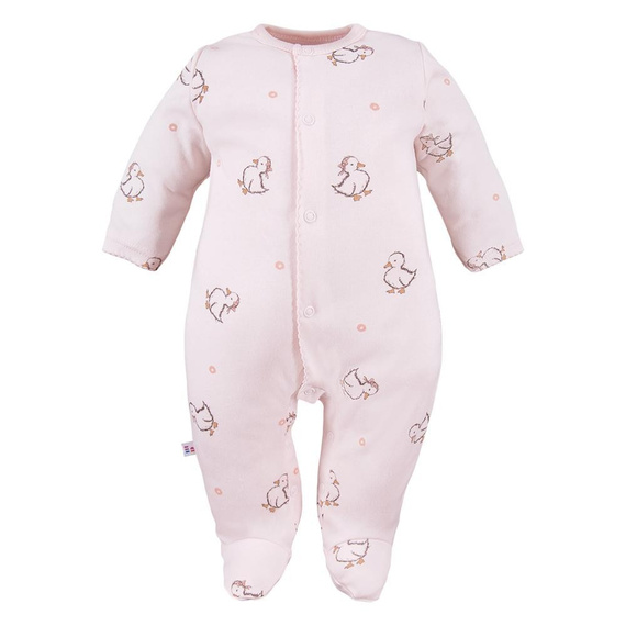 Pajac niemowlęcy Little Ducks Eevi - różowy