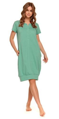 TM.4348 Koszula Nocna ciążowa i do karmienia Doctor Nap - wasabi