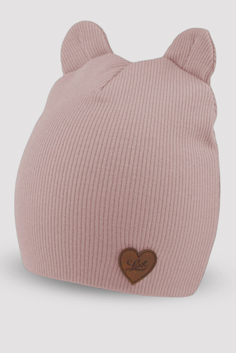 Czapka prążkowana CP002 Girl Noviti - liliowy