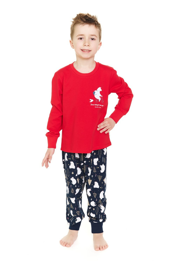 PDG.5264 "Frozen" Piżama dziecięca Unisex Doctor Nap - red