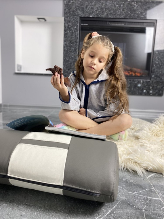 374 / 375 Desiree Szlafrok dziecięcy - szary