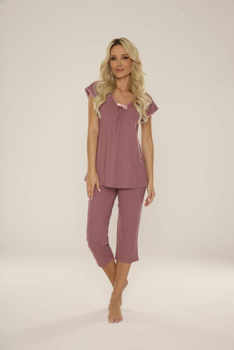 Piżama Damska 884 / 889 Visa De Lafense - jagoda