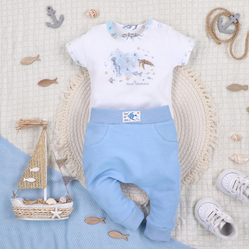 Nini T-shirt Sea Of Joy – organiczna bawełna, koszulka dla chłopca