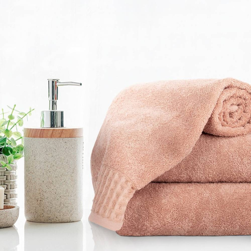 Ręcznik bawełniany Avinion Eurofirany pudrowy