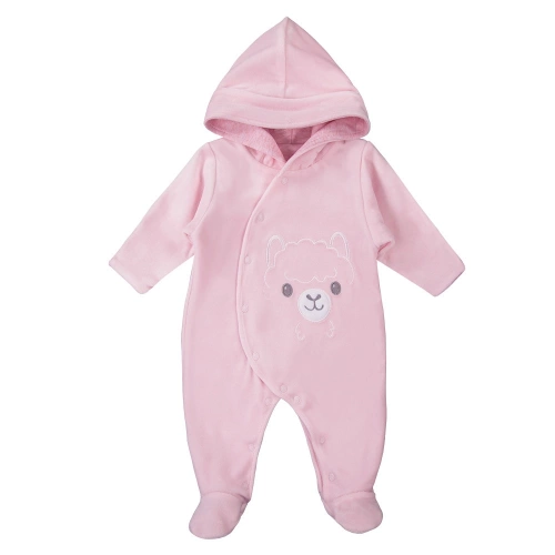 Pajac welurowy "Baby Love" Ewa Klucze - niebieski 