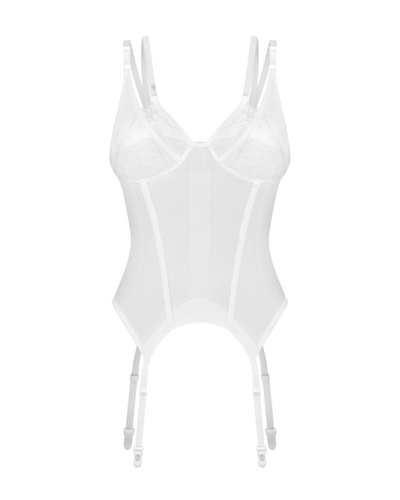 Arrowel Corset Gorset damski Obsessive- biały