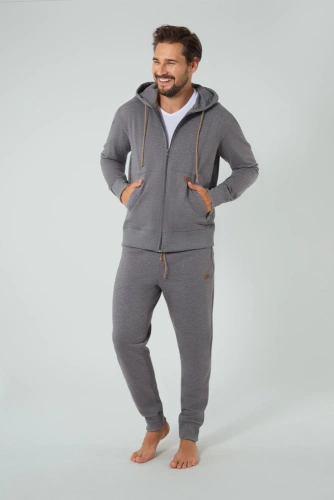 Bluza męska dresowa Darwin Italian Fashion - melanż