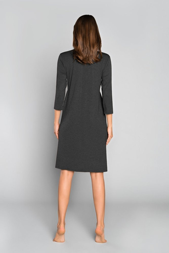 Koszula damska, 3/4 rękaw Sonata Italia Fashion - ciemny melanż/zielony 