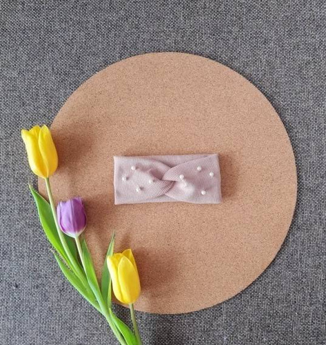 Opaska dla dziewczynki 16DB Marija - beżowy