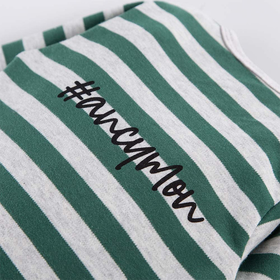 Pajac niemowlęcy 2-pak Ancymon Eevi - szary/zielony