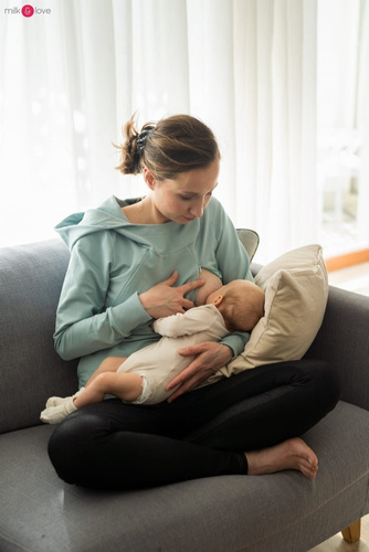 Bluza do karmienia Milk Please Milk&Love miętowy